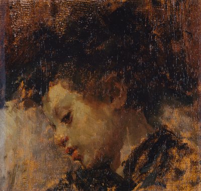 Chory chłopiec autorstwa Antonio Mancini