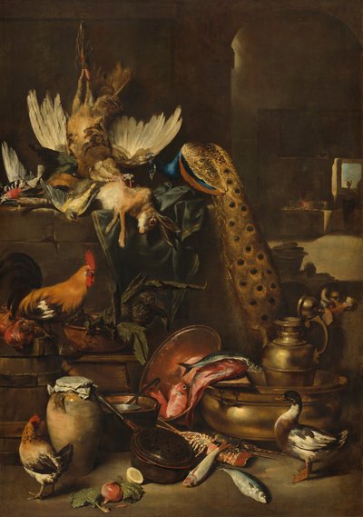 Spiżarnia prawdopodobnie ok. 16501660. autorstwa Antonio Maria Vassallo