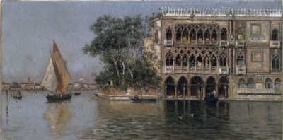Widok na Wenecję autorstwa Antonio Maria de Reyna Manescau