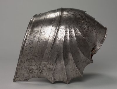 Gotycki naramiennik wachlarzowy, ok.1485-1500 autorstwa Antonio Missaglia