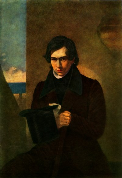 Portret poety Nestora Wasiljewicza Kukolnika, 1836, 1965. autorstwa Antonio Molinari