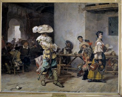 Braggarts w karczmie autorstwa Antonio Munoz Degrain