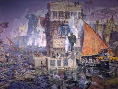 Kolos z Rodos autorstwa Antonio Munoz Degrain