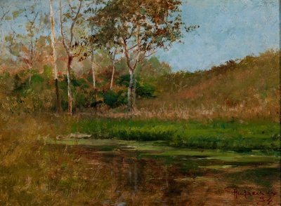 Nie zmącona woda autorstwa Antonio Parreiras