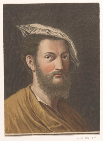 Portret artysty Francesco Primaticcio Portrety artystów (tytuł serii) autorstwa Antonio Pazzi