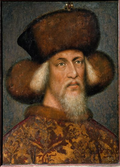 Portret Zygmunta I Świętego Cesarstwa autorstwa Antonio Pisanello
