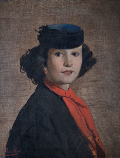 Portret Neriny Badioli, ok. 1866 r. autorstwa Antonio Puccinelli
