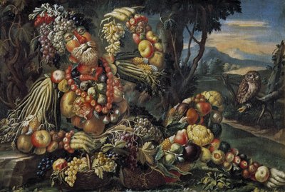 Cztery pory roku: jesień, między 1685 a 1695 rokiem. autorstwa Antonio Rasio