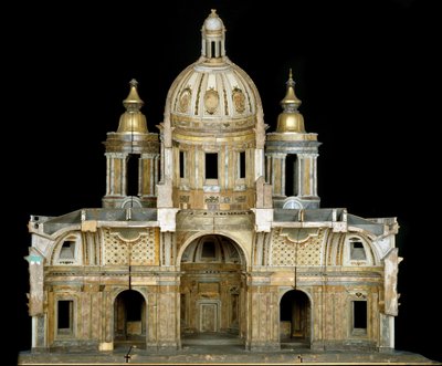 Model katedry św. Izaaka Dalmacji w Sankt Petersburgu, 1767-69 autorstwa Antonio Rinaldi