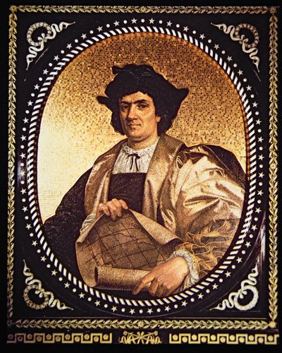 Krzysztof Kolumb (mozaika) autorstwa Antonio Salviati