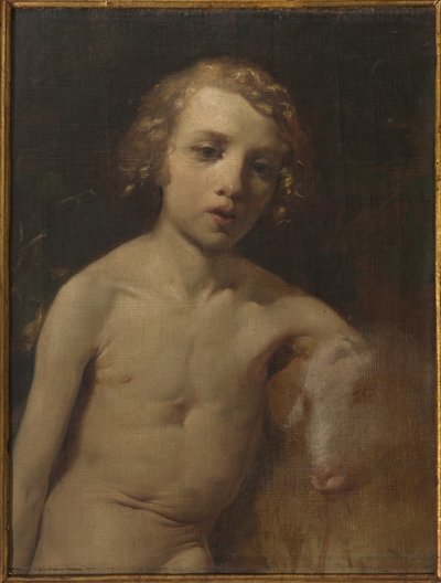 San Giovannino (Dziecięcy św. Jan) (olej na płótnie) autorstwa Antonio Simonazzi