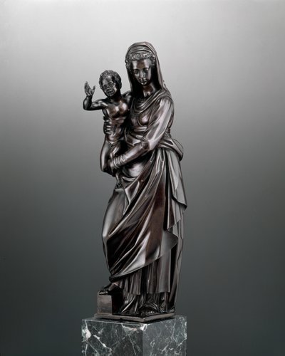 Dziewica z Dzieciątkiem, c.1600 (brąz) autorstwa Antonio Susini