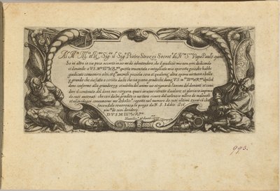 Frontyspis: Dedykacja dla Pietro Strozzi autorstwa Antonio Tempesta