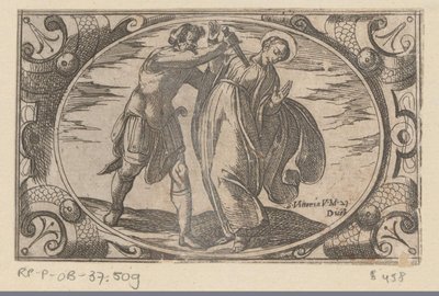 H. Wiktoria Romeinse martelaressen (tytuł serii) Imagini di moltes vergini Rom w męczeństwie (tytuł serii) autorstwa Antonio Tempesta