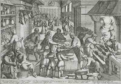 Styczeń: Kuchnia autorstwa Antonio Tempesta