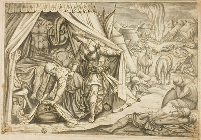 Judyta i Holofernes autorstwa Antonio Tempesta