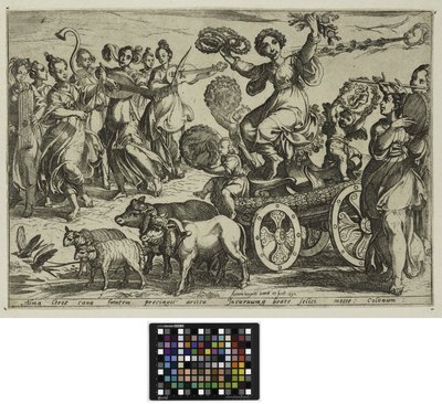 Cztery pory roku: wiosna, 1592 autorstwa Antonio Tempesta