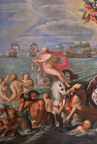 Fragment z salonu królowej autorstwa Antonio Verrio