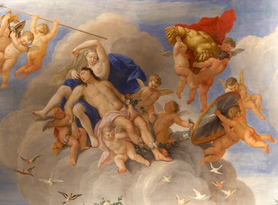 Mała Sypialnia Króla autorstwa Antonio Verrio