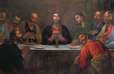 Ostatnia Wieczerza (olej na płótnie) autorstwa Antonio Viladomat