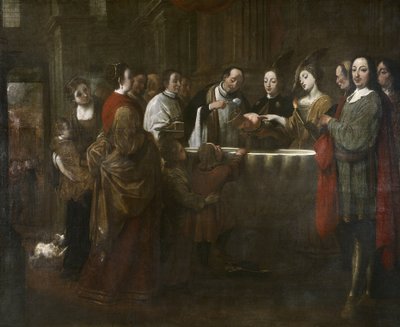 Chrzest św. Franciszka, ok. 1729-33 (olej na płótnie) autorstwa Antonio Viladomat