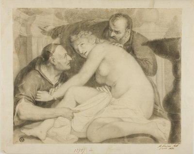 Zuzanna i Starsi autorstwa Antonio Viviani