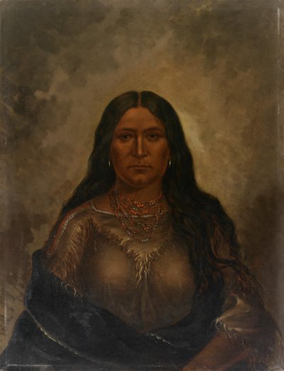 Chan-ku-wash-te-mine Good Road Woman, ca. 1887. autorstwa Antonio Zeno Shindler
