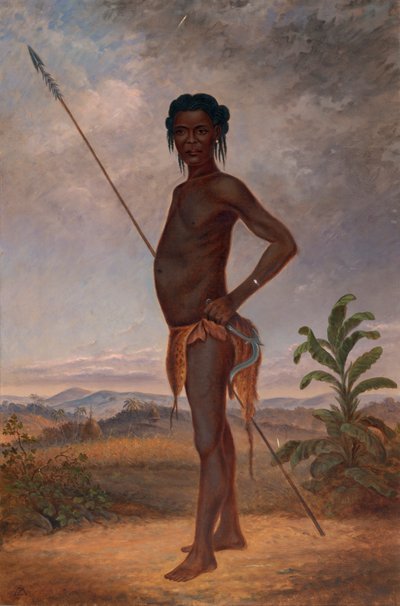 Matka-Matka Mężczyzna, ca. 1893. autorstwa Antonio Zeno Shindler
