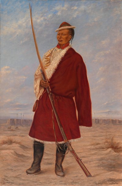 Tybetańczyk, ca. 1893 autorstwa Antonio Zeno Shindler
