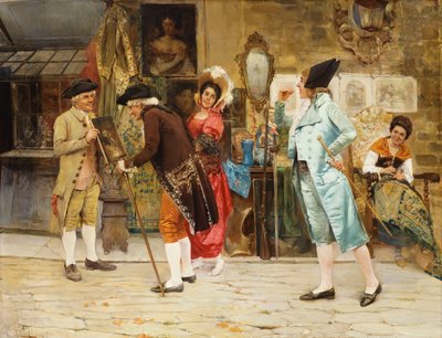 Stary sklep z osobliwościami, 1892 autorstwa Antonio Zoppi