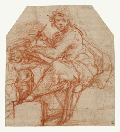 Correggio - Święty Mateusz, 91.GB.4 autorstwa Antonio da Correggio
