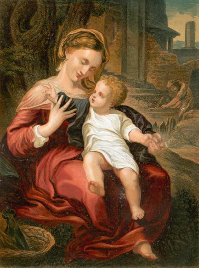 Święta Rodzina autorstwa Antonio da Correggio