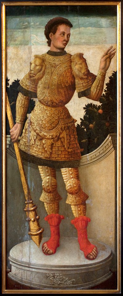 Scypion Afrykański ( Publius Cornelius Scipio Africanus , 235-183 pne) autorstwa Antonio da Negroponte