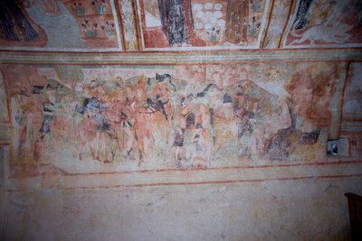 Adoracja Trzech Króli (fresk) autorstwa Antonio da Padova