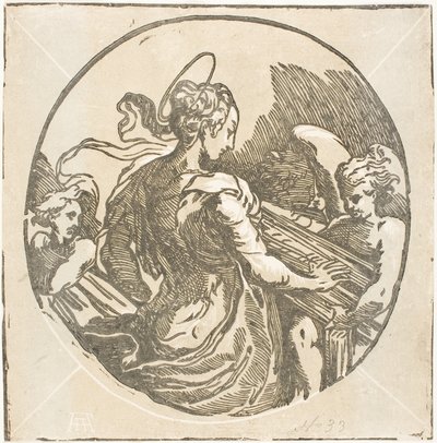 Św. Cecylii autorstwa Antonio da Trento
