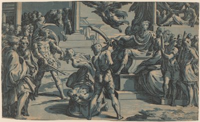 Męczeństwo świętych Piotra i Pawła autorstwa Antonio da Trento, after Parmigianino