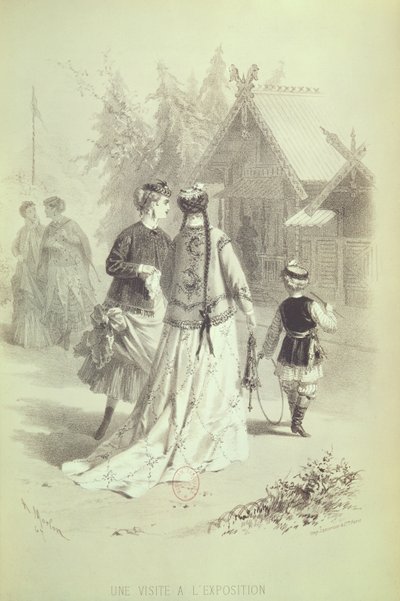 Wizyta na Wystawie Powszechnej w Paryżu w 1867 r. autorstwa Antony Paul Emile Morlon