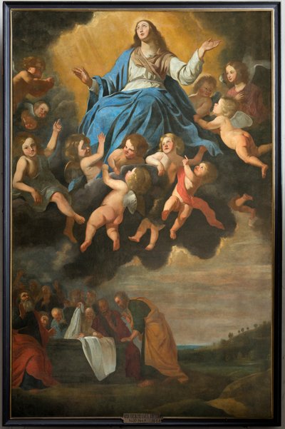 Kościół parafialny (kościół parafialny św. Eligiusza). obraz. "Wniebowstąpienie Maryi". Anthony van den Heuvel. autorstwa Antoon van den Heuvel