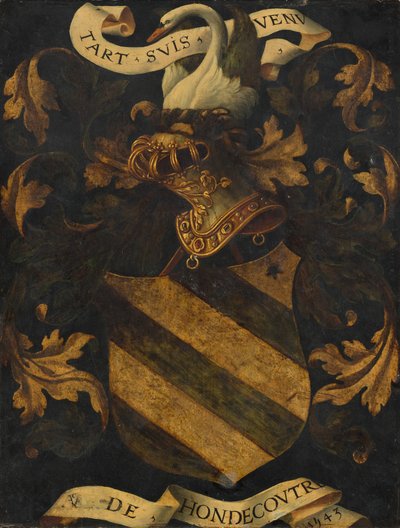 Herb czubaty [rewers], 1543. autorstwa Antwerp 16th Century