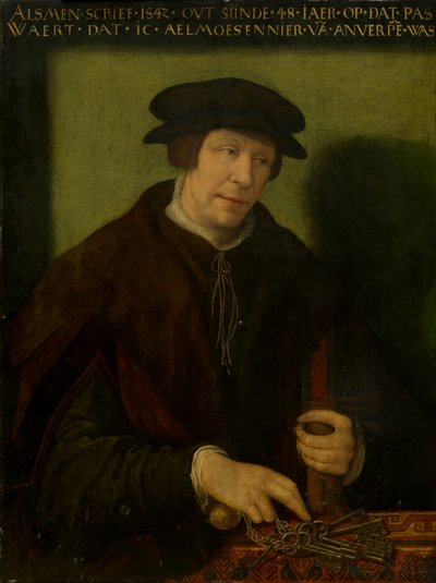 Portret jałmużnika z Antwerpii autorstwa Antwerp 16th Century