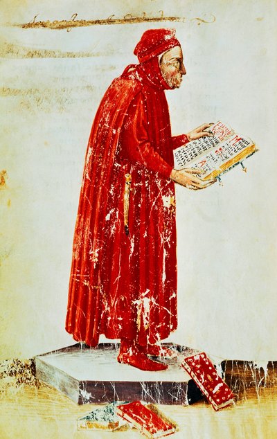 Portret Lino Coluccio Salutati (Stignano autorstwa Apollonio di Giovanni di Tommaso