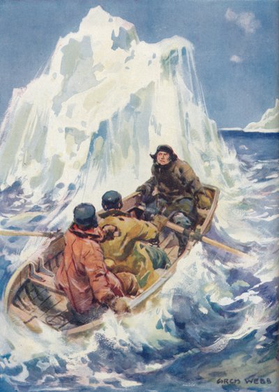 „Wysoka przygoda w regionach arktycznych”, c1925 autorstwa Archibald Bertram Webb