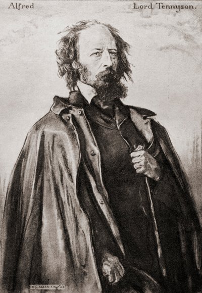 Tennyson (z Aldworth i Freshwater) Alfred Tennyson autorstwa Archibald Standish Hartrick