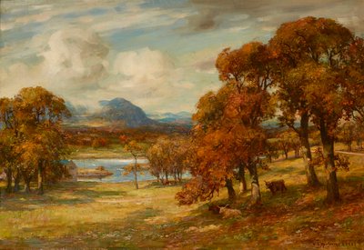 Młody Cricketer (pióro i atrament oraz akwarela) autorstwa Archibald Standish Hartrick