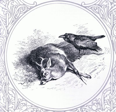 Jeleń i Kruk, wyd. przez Book Club Associates autorstwa Archibald Thorburn