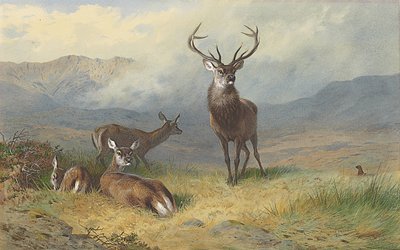 Monarcha Glena autorstwa Archibald Thorburn