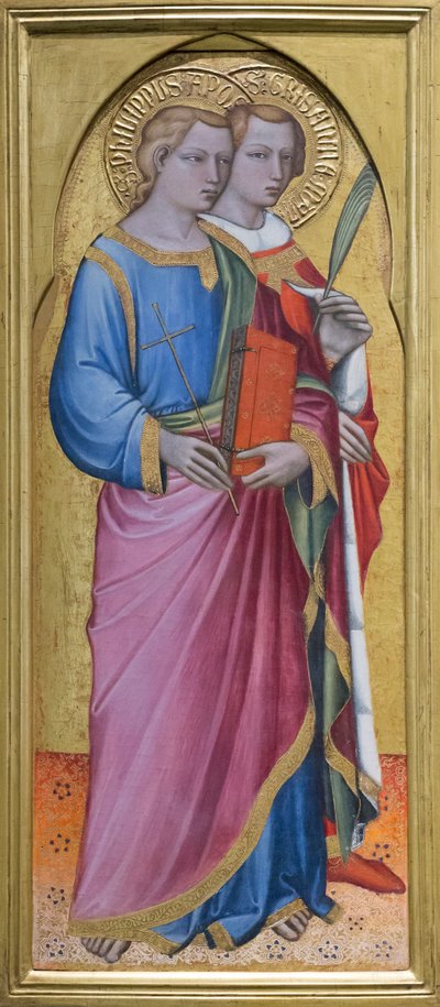 Filip Apostoł i Grisante autorstwa Aretino Luca Spinello or Spinelli
