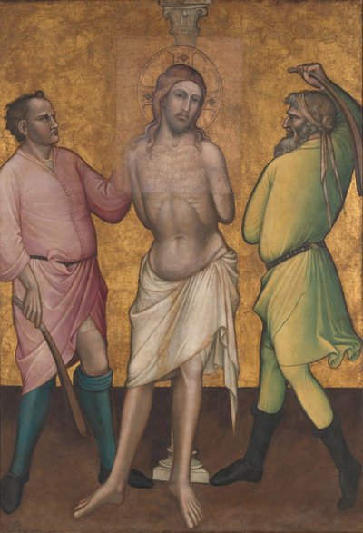 Biczowanie, ok. 1395-1400 autorstwa Aretino Luca Spinello or Spinelli