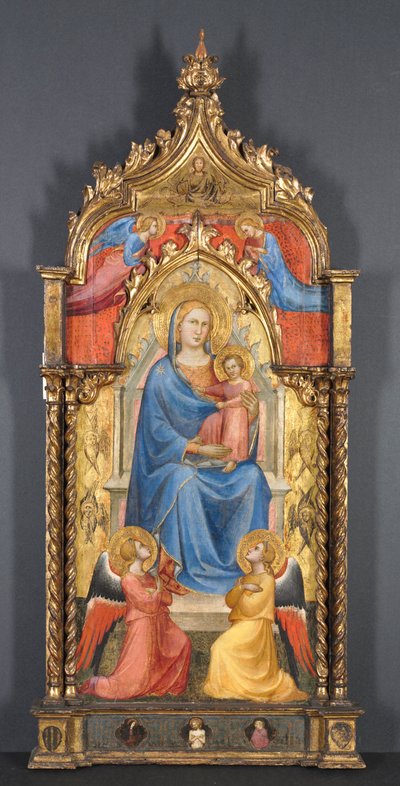 Dziewica z Dzieciątkiem z Aniołami, 1405. autorstwa Aretino Luca Spinello or Spinelli
