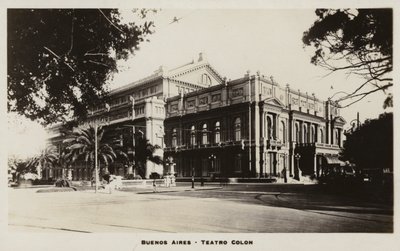 Teatr Colon, Buenos Aires, Argentyna autorstwa Argentinian Photographer